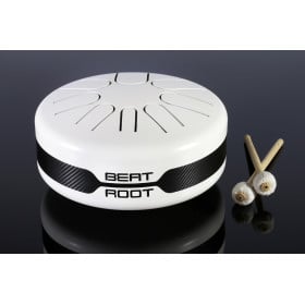 steel tongue drum Beat Root avec ses mailloches