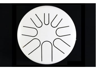 Vue du dessus d'un tongue drum Beat Root Full Tone